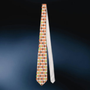 Mid-Century Vibes – Retro Geometrisk Halsduk Slips