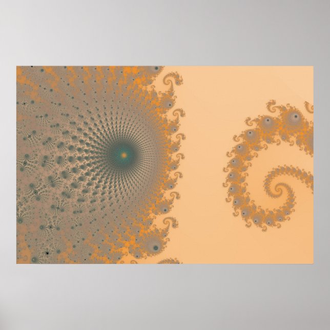 Mid Guld Spirole Poster (Framsidan)