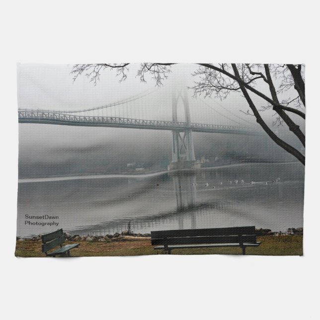 Mid-Hudson Bridge Kökshandduk (Horisontell)