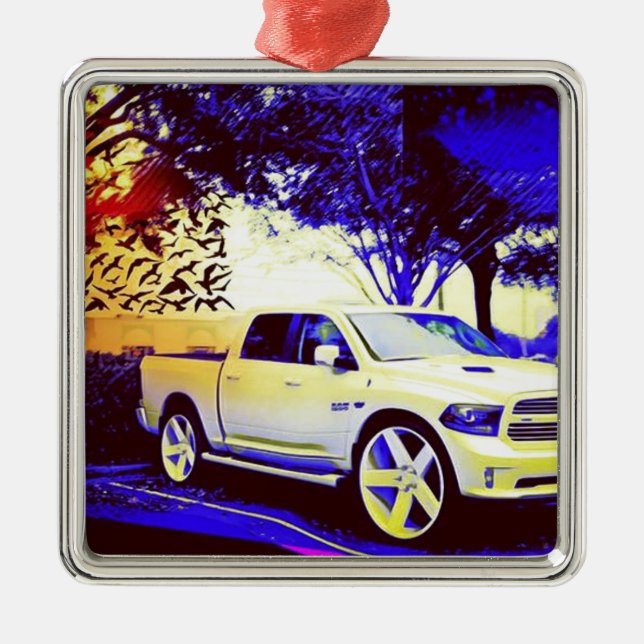 MID--KNIGHTLÅNGTRADARCAFÉ JULGRANSPRYDNAD METALL (Framsidan)