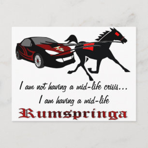 Mid-Life Rumspringa Vykort
