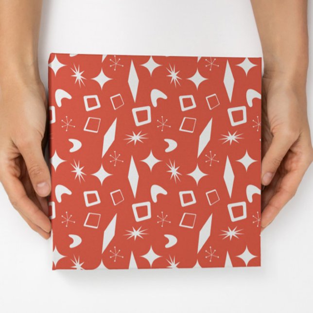 Mid Mod Atomisk Modern Jul Retro Högtid Presentpapper (Skapare uppladdad)