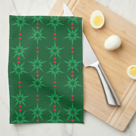 Mid Mod Garland Grönt Kitchen Towel Kökshandduk