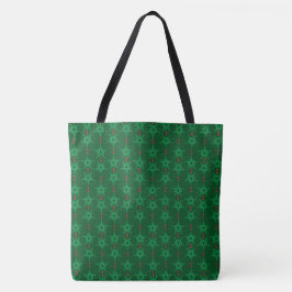 Mid Mod Garland Grönt Tote Bag Tygkasse
