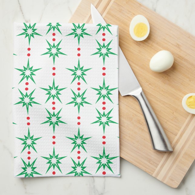 Mid Mod Garland Kitchen Towel Kökshandduk (Vikt i Fjärdedel)