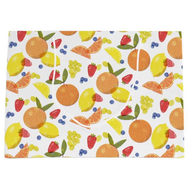 Mid Mod Grungy Risograph Farmers Market Fruit (Framsidan)