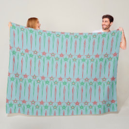 Mid Mod Icicles Fleece Blanket (3 storlekar)