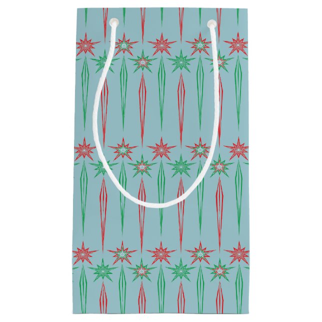 Mid Mod Icicles Small Gift Bag (Framsidan)