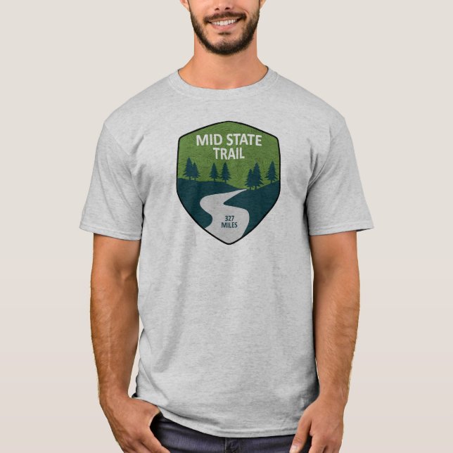 Mid State Trail Pennsylvania T Shirt (Framsida)