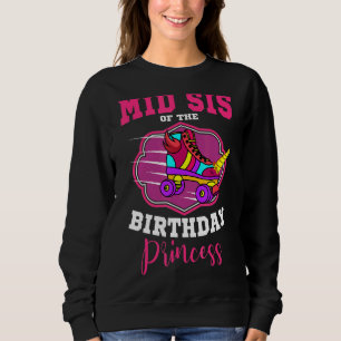 Mid Syrran of the Birthday Princess Roller Skates T Shirt