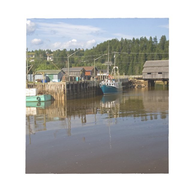 Mid-tidvatten i Fundy Bay vid St. Martins, New Anteckningsblock (Framsida)