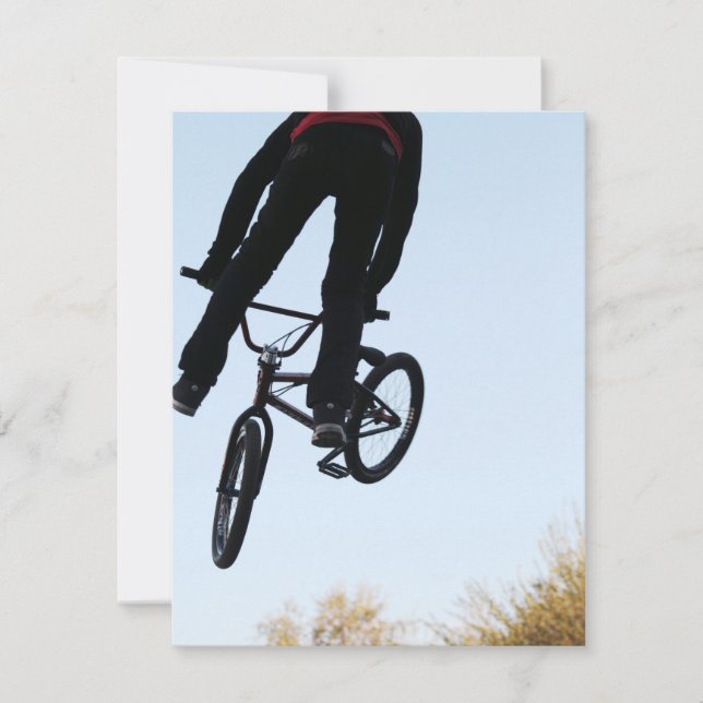 Midair BMX Jump Silhouette (Framsida)