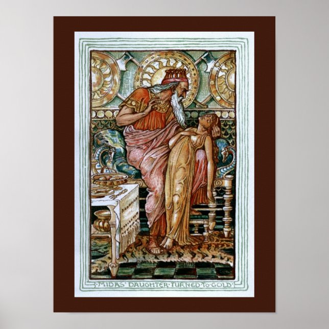 Midas Dotter till Guld Poster (Framsidan)