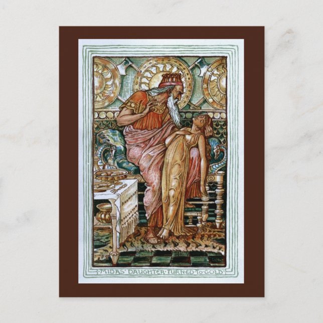 Midas Dotter till Guld Vykort (Framsida)
