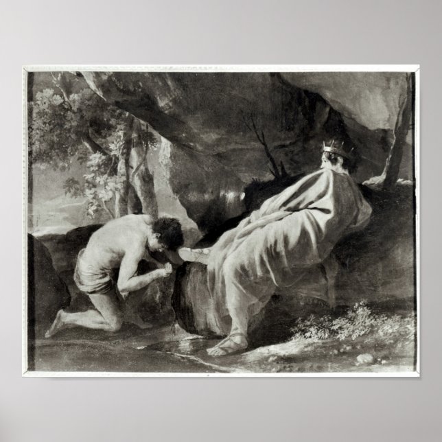 Midas vid källan till floden Pactolus Poster (Framsidan)