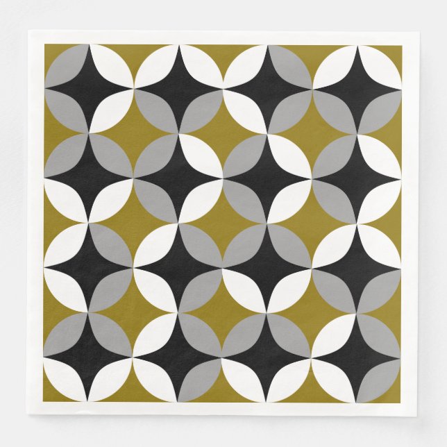 Midcentury Mod – Pappersservett  (Framsida)