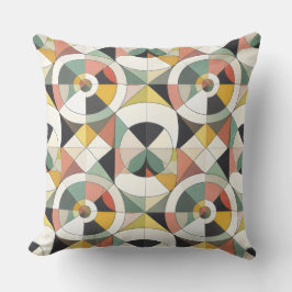 Midcentury Orbit Geometrisk Kudde