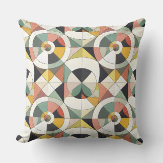 Midcentury Orbit Geometrisk Kudde