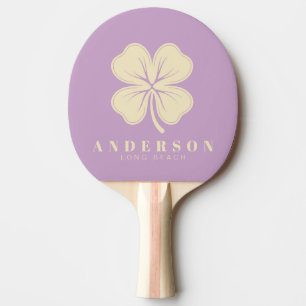 MidCentury Summer Lilac Four Leaf Clover med namn Pingisracket