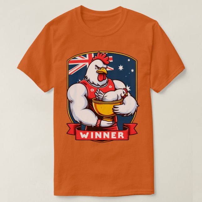 Middag 11 på Winner Winner Chicken T Shirt (Design framsida)