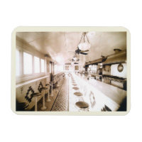 Middag, 1920-talets Deco Vintage Magnet