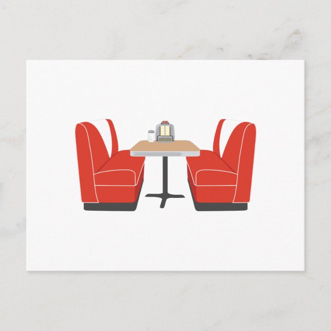 Middag Booth Vykort (Framsida)