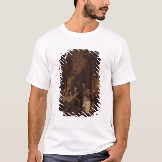 Middag Bord vid Sanssouci, 1850 T-shirt (Framsida)