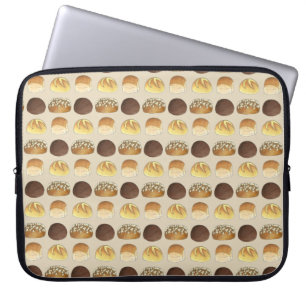Middag Bread Rolls Buns Bakery Baker Chef Foodie Laptop Fodral