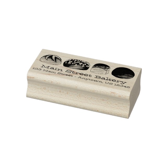 Middag Bread Rolls Buns Bakery Baker Chef Foodie Stämpel (Stämpel)