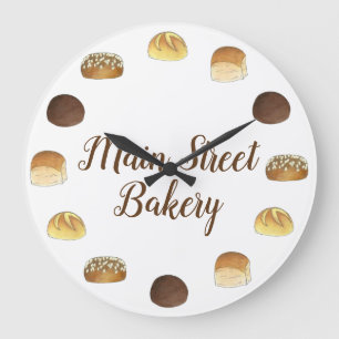 Middag Bread Rolls Buns Bakery Baker Chef Foodie Stor Klocka