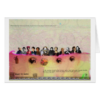 middag för 12 hälsningskort