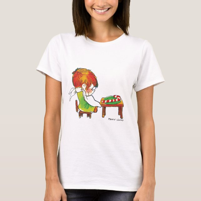 Middag för jul CH-005 T-shirt (Framsida)