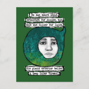 Middag för lunch vykort