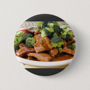 Middag för mat för Szechwan nötköttbroccoli Knapp