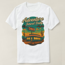 Middag för omställning per dag i Äventyr T Shirt
