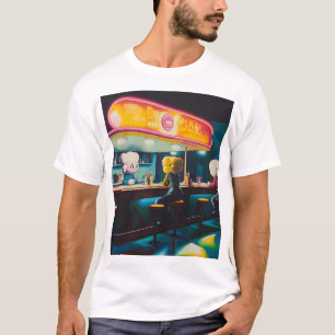 middag för tecknad t shirt