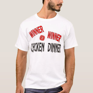 Middag för vinnarevinnarehöna t shirt