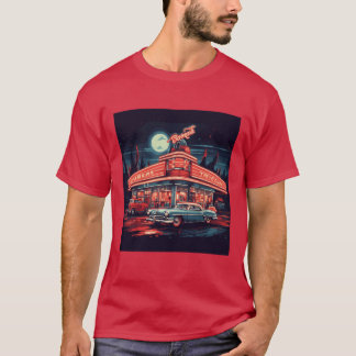 Middag för vintage t shirt