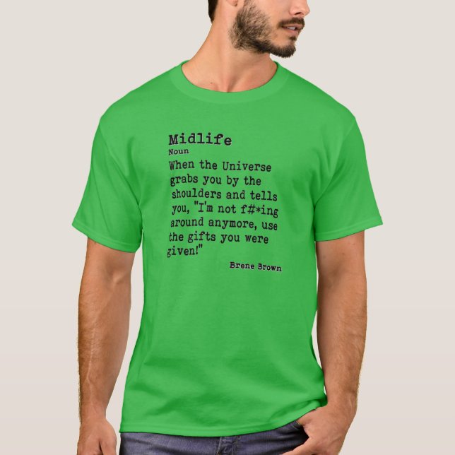 Middag: Grundläggande besättning Nacke T Shirt (Framsida)