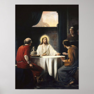Middag i Emmaus Poster