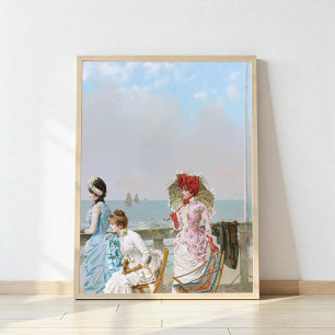 Middag i havet av Vittorio Matteo Corcos Poster