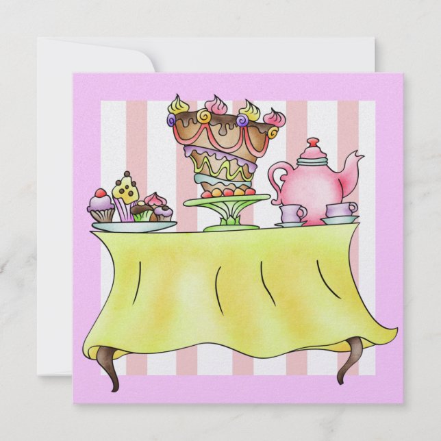 Middag/Luncheon/Tea - SRF Inbjudningar (Framsida)