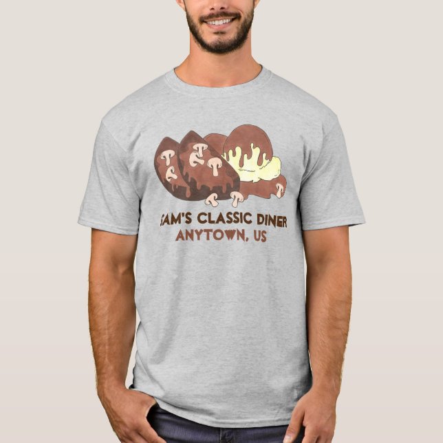 Middag Meatloaf Food Customized Restaurant staff Tröja (Framsida)