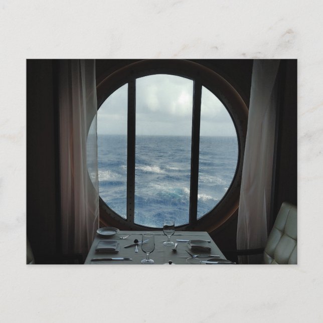 Middag med havsvy vykort (Framsida)