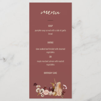 Middag Menu for Party, Golden Harvest Meny