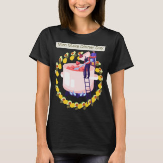 middag-menyn dag och natt t shirt