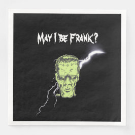 Middag Napkins, får jag vara Frank, Frankenstein Pappersservett