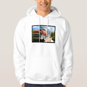 Middag och Chevy för rutt 66 Sweatshirt