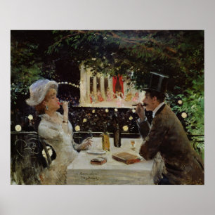 Middag på Les Ambassadeurs, c.1882 Poster
