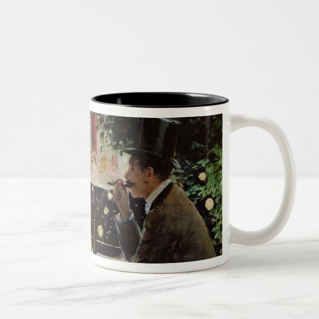 Middag på Les Ambassadeurs, c.1882 Två-Tonad Mugg (Höger)